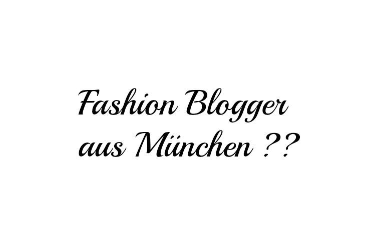 fashion Blogger aus München